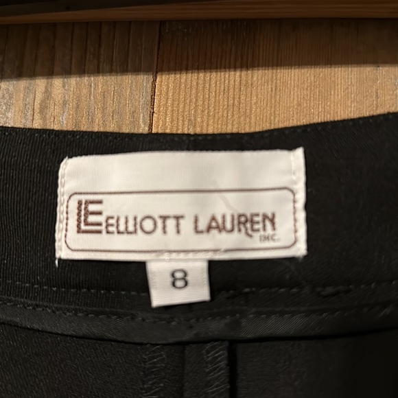 Elliot Lauren black dress slacks size 8 - Picture 3 of 5